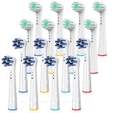 Replacement Toothbrush Heads for Oral B Braun, 16 Pack Professional Electric Toothbrush Heads, Precision Clean Brush Heads Refill Compatible with Oral-B 7000/Pro 1000/9600/ 5000/3000/8000 (16 Pack)