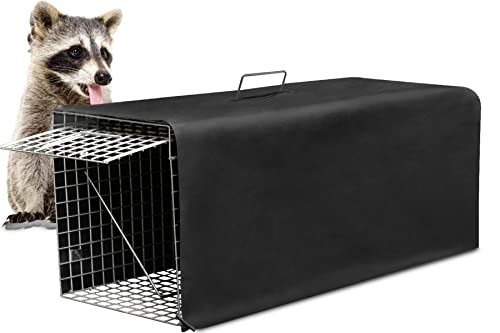 Trap Cage Cover, Animal Trap Cage Cover Small Animal Trap Cover for 1-Door Humane cat Trap 32 x 10 x 12inch, [Only Cover]