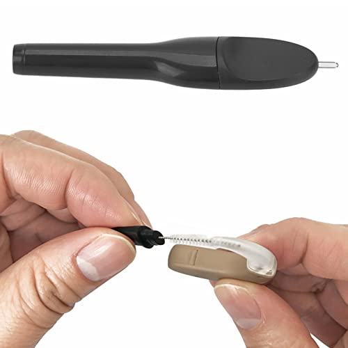 Disassembly Cleaning Tool, 10pcs Cleaning Brush Portable Hearing Amplifier Brushes with Wax Loop and Magnet, Screwdriver Earmold Vent Cleaner for Home Shop