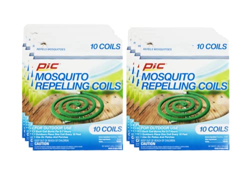 PIC Mosquito Repellent Coils 10 Each (8)