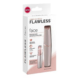 Finishing Touch Flawless Facial Hair Remover for Women, Rose Gold Electric Face Razor with LED Light, Recyclable Packaging