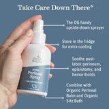 Earth Mama Postpartum Recovery Kit | Take Care Down There® with Organic Perineal Balm & Herbal Perineal Spray, 2-Piece Set