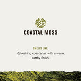Every Man Jack Nourishing Coastal Moss Mens Body Wash for All Skin Types - Naturally Derived Ingredients - Cleanse and Hydrate Skin with Coconut and Glycerin - 24oz 2 Bottles