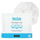 New Road Health Supply - Rinse Free Shampoo Cap, Shampoo and Condition Without Water, Shower Cap for Women and Men, PH Balanced and Hypoallergenic, for Post-Surgery, Bedridden and Elderly, 6-Pack