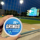 Grinds Coffee Pouches | 3 Cans of Spearmint | 18 Pouches Per Can | 1 Pouch eq. 1/4 Cup of Coffee (Spearmint)