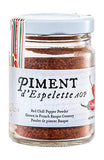 Gourmanity Piment d'Espelette-Red Chili Pepper Powder| 1.41Oz Jar| Gorria Variety, Chili Seasoning-Spice| AOC Classified , Non-GMO, From France| For Chili Con Carne, Chipotle, Mexican/ Thai/ Indian Food & More