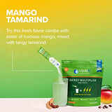 Liquid I.V. Hydration + Energy Multiplier - Mango Tamarind - Hydration Powder Packets | Electrolyte Drink Mix | Easy Open Single-Serving Stick | Non-GMO | 168 Sticks