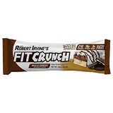 FITCRUNCH Snack Size Protein Bars, Designed by Robert Irvine, World’s Only 6-Layer Baked Bar, Just 3g of Sugar & Soft Cake Core (9 Count, Milk & Cookies)