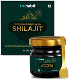 TruHabit Original Himalayan Shilajit Resin Organic Fulvic Acid Supplement(20g/ 0.7oz), Natural Shilajit Pure Himalayan Organic, Tested for Purity & Potency, (20 gm)