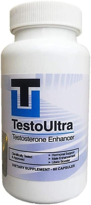 TESTO Ultra - 60 CAPSULAS - para Hombres - POTENCIA TU HORMONA Masculina - SOPORTE Fisico - Mayor RENDIEMIENTO