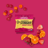 Honey Stinger Organic Fruit Smoothie Energy Chew | Gluten Free & Caffeine Free | For Exercise, Running and Performance | Sports Nutrition for Home & Gym, Pre and Mid Workout | 12 Pack, 21.6 Ounce