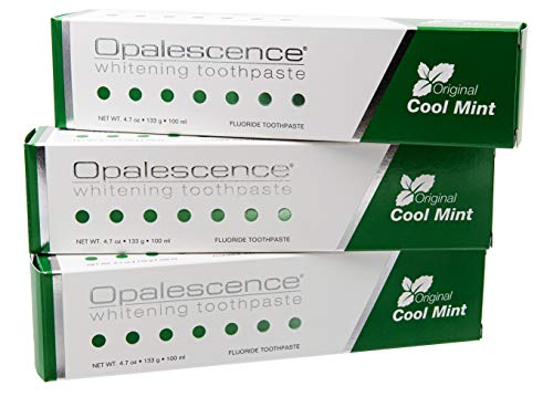 Opalescence Whitening Toothpaste Original Formula - Oral Care, Mint Flavor, Gluten Free - 4.7 Ounce (Pack of 3)