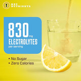 KEY NUTRIENTS Electrolytes Powder No Sugar - Refreshing Lemonade Electrolyte Drink Mix - No Calories, Gluten Free - Hydration Powder and Packets (20, 40 or 90 Servings)