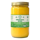 Pure Indian Foods Organic Grassfed Original Ghee, 28.8 oz, Clarified Butter, Pasture Raised, Non-GMO, Gluten Free, Made in USA, Paleo & Keto Friendly (32 fl oz / 1 quart)