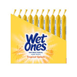 Wet Ones Antibacterial Hand Wipes, Tropical Splash - 20 ct. Size Wipes (10 Pack)