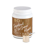 Boobie Body Superfood Protein Shake for Moms, Pregnancy Protein Powder, Lactation Support to Increase Milk Supply, Probiotics, Organic, Diary-Free, Gluten-Free, Vegan - Coffee Caramel (21.2oz, 1 Tub)