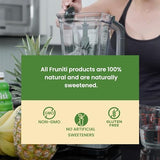 Fruniti Super Greens Smoothie Mix - Natural Cleanse + Detox All-in-One Delicious Fruit + Veggie Puree - Spirulina, Spinach, Kale, Cucumber, Lemongrass, Apple, Banana, Kiwi - Makes 24 Smoothies