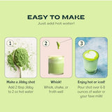 Matcha Super Latte - Ceremonial Grade Green Tea Organic Matcha Powder, Collagen, MCT Oil, Superfood Mushrooms, Matcha Latte Collagen Powder, Detox Mushroom Matcha Powder (Unsweetened, 10 Servings)