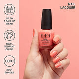 OPI Nail Lacquer, Opaque & Vibrant Crème Pink Nail Polish, Up to 7 Days of Wear, Chip Resistant & Fast Drying, Strawberry Margarita, 0.5 fl oz