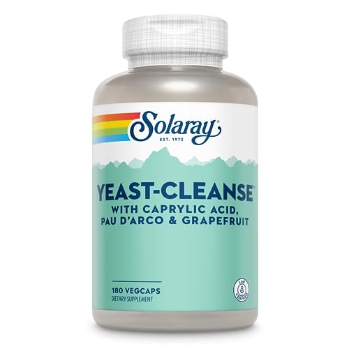 Solaray Yeast-Cleanse -- 180 Vegetarian Capsules