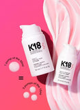 K18 Leave-In Molecular Repair Hair Mask Treatment to Repair Damaged Hair - 4 Minutes to Reverse Damage from Bleach, Color, Chemical Services, 15 ml