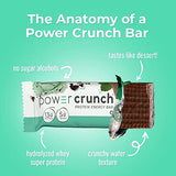 Power Crunch Protein Wafer Bars, High Protein Snacks with Delicious Taste, Chocolate Mint, 1.4 Ounce (12 Count)