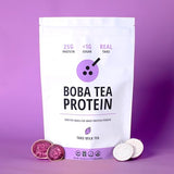 Boba Tea Protein Taro Milk | 25g Grass-Fed Whey Protein Isolate Powder | Gluten-Free & Soy-Free Bubble Tea Drink | Real Ingredients & Lactose-Free Protein Drink | 25 Servings