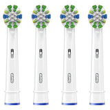 Oral-B FlossAction Electric Toothbrush Replacement Brush Heads, 4ct