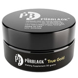 Pürblack Live Resin True Gold Shilajit - Genuine, High-Efficacy, 5th Generation Shilajit - 60 Servings (30g Jar with purscale)