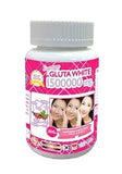 1 Bottle X 30 Softgels Supreme Gluta White 1500000mg. Super Whitening Glutathione Anti - Aging. (Supreme Whitening Skin Boost up Collagen Remove Dark Spot and Scar Tighten Pore Healthy Skin and Hair)