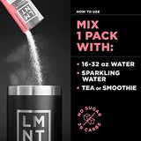 LMNT Zero-Sugar Electrolytes - Raspberry Salt - Hydration Powder Packets | No Artificial Ingredients | Keto & Paleo Friendly | 30 Sticks