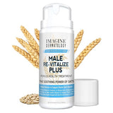 Imagine Dermatology Male Re-Vitalize PLUS - Oats Penile Health Cream for Men - Relieve, Restore and Support Skin - Moisturizing Penile Cream - TSA Compliant Size (3.3 fl oz/100ml)