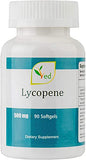 Lycopene 500 mg | 90 Softgel,Prostate & Vascular Health and Powerful Antioxidant Natural Formula