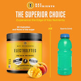 KEY NUTRIENTS Electrolytes Powder No Sugar - Tropical Peach-Mango Electrolyte Drink Mix - Hydration Powder - No Calories, Gluten Free - Powder and Packets (20, 40 or 90 Servings)