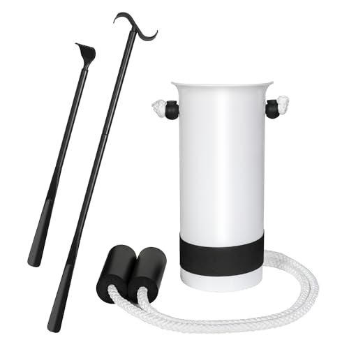 Sock Aid Device for Seniors Kit (Sock Aide and Dressing Stick) - Sock Helpers to Put on Your Socks No Bending - 35" Adjustable Extended Shoe Horn & Sock Puller Aid Easy On and Off