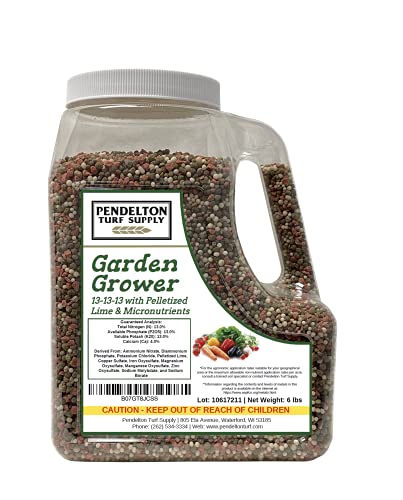 13-13-13 Garden Grower Fertilizer with Pelletized Lime and Micronutrients (6 lbs)