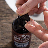 Men's Shave Gel - Clear Shaving Gel So You Can See Where You Are Shaving – For Full Shaves and Tightening Beard Lines - 8oz by Rocky Mountain Barber Company