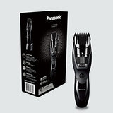 Panasonic Cordless Men's Beard Trimmer With Precision Dial, Adjustable 19 Length Setting, Rechargeable Battery, Washable - ER-GB42-K (Black)