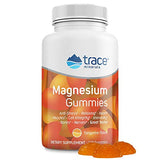 Trace Minerals I Magnesium Gummies (120 Ct) Low Sugar | for Kids & Adults | Tangerine