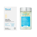 Murad Clear Skin Supplement for Acne-Prone Skin – Biotin, Zinc & Vitamin A Beauty Supplement - Minimize Breakouts, Reduce Inflammation & Control Sebum at the Cellular Level, 60 Caps - 30 Day Supply