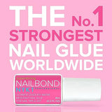 Super Strong Nail Glue For Nail Tips, Acrylic Nails and Press On Nails (8ml) NYK1 Nail Bond Brush On Nail Glue For Press On Nails Long Lasting Nail Glue For Acrylic Nails Fake Nails Tips Nail Glue Gel