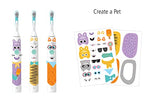 PHILIPS Sonicare for Kids Design a Pet Edition, Corded Electric, Brush Head Bundle, BD1005/AZ