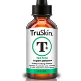 TruSkin Tea Tree Oil for Face - Acne Serum - Unclog Pores, Soothe Breakouts - Blemish Spot Treatment for Smooth, Glowing Skin - Tea Tree Oil for Skin + Salicylic Acid, Niacinamide & Retinol - 2 fl oz