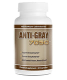 Anti-Gray Hair 7050 Helps Restore Natural Hair Color 60 Capsules Per Bottle (2 Bottles)