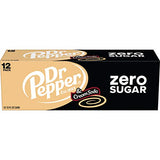 DR PEPPER and Cream Soda Zero Sugar, 12 fl oz cans, 12 pack