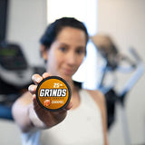 Grinds Coffee Pouches | 10 Cans of Caramel | 18 Pouches Per Can | 1 Pouch eq. 1/4 Cup of Coffee (Caramel)