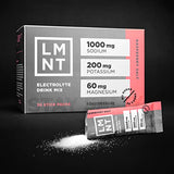 LMNT Zero-Sugar Electrolytes - Raspberry Salt - Hydration Powder Packets | No Artificial Ingredients | Keto & Paleo Friendly | 30 Sticks