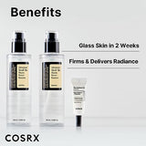 COSRX Glass Skin Starter Set, Advanced Snail 96 Mucin Power Essence (1.69 fl.oz*2) & Retinol 0.1 Cream Mini (0.1 oz), Daily Hydrating & Firming Skincare Kit for Beginners, Gift Set, Korean Skincare