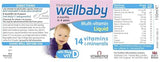 Vitabiotics Wellbaby Multi-Vitamin Liquid - Immune System Multivitamin for Infants and Babies Ages 6 Months to 4 Years - 150mL