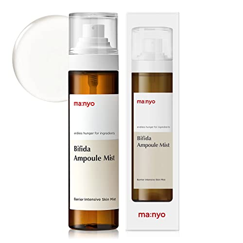 MANYO FACTORY Bifida Ampoule Mist 4.0 fl oz (120ml) Facial Mist with PHA, Long Lasting, Nourishing for Men and Women, Clean K-Beauty